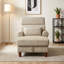 Chaise longue avec appui-tête ajustable et rangement-912475641