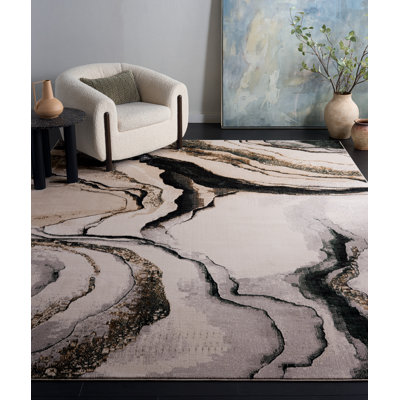 Tapis abstrait Joonyoung 100 Performance