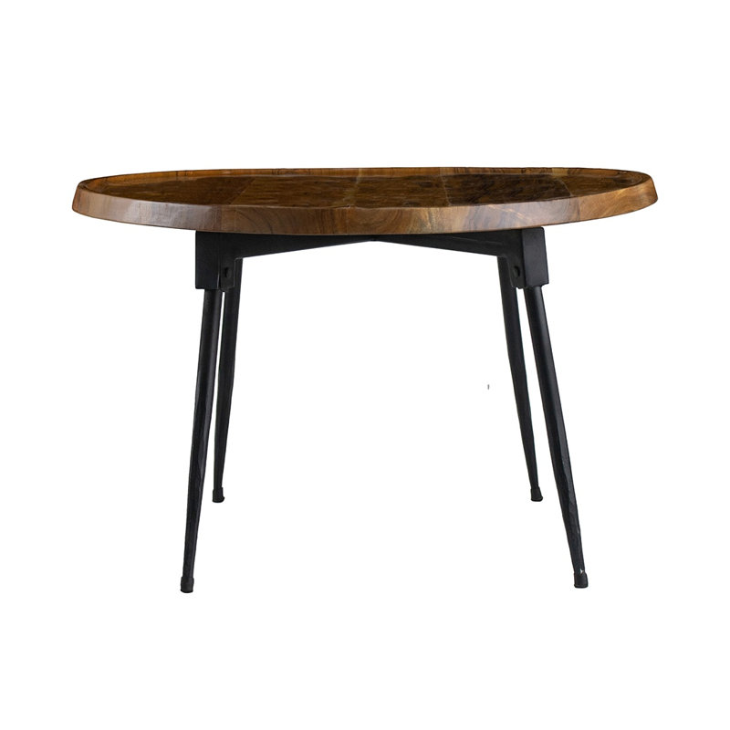 Table basse 39 po x 26 po - Finition bois naturel avec design classique