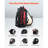 25.2L Welding Backpack 1680D Polyester Welder Backpack For Tool And Helmet