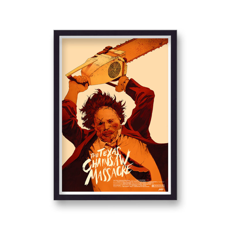 The Texas Chainsaw Massacre V3 Reimagined Movie Poster - Single Picture Frame Print