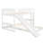 Twin Over Bunk Bed In White, Equipped With Slide And Reversible , Solid Pine Frame Material, Space - Saving For Bedrooms, Gray Style Decoration, 18 Support Slats White Built Side Installable