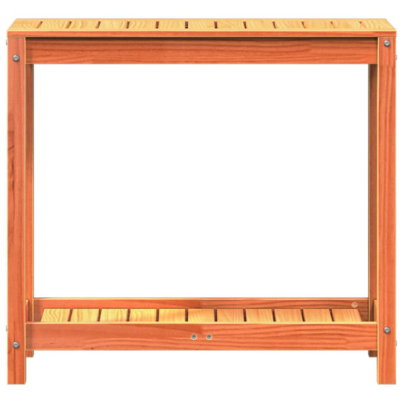 Revis Wood Potting Bench, Wax brown