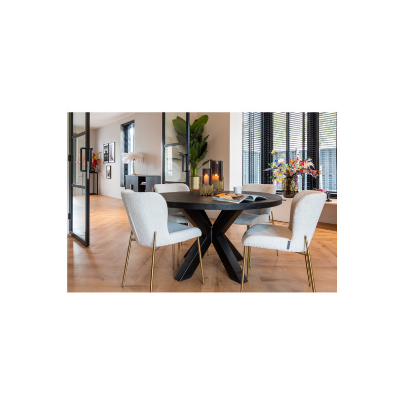 Odessa Upholstered Dining Chair, White