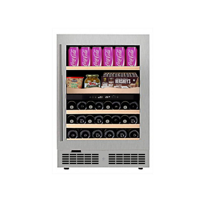 Luxury Stainless Steel Dual Zone Freestanding Gourmet Center