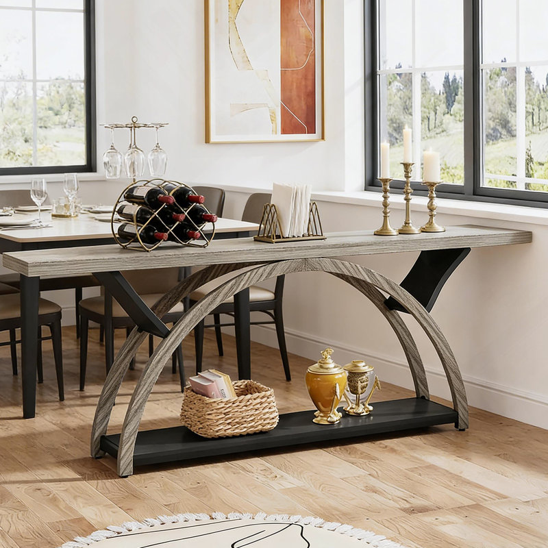 2-Tier Side Table,Entryway Table,Console Table