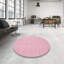 Tapis contemporain rose-1841545575