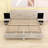 Platform Bed with LED Headboard and Built-in Nightstands-344447586-344447596