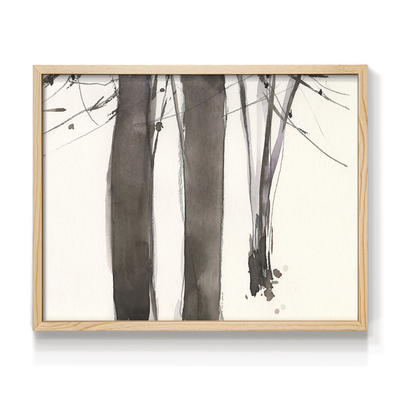 Under the Winter Tree II -Framed Print - Restickable, 8" H x 10" W, Natural