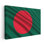 Drapeau bangladais flottant - reproduction d'art sur toile
