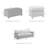 7 - Person Patio Conversation Set with Cushions-1187736433-1187736438