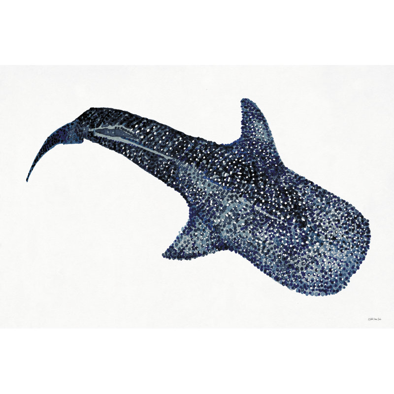 " Shark Whale 1 " by Stellar Design Studio, 8" H x 12" W x 1.25"D