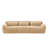 Boneless Fluffy Plush Fabric Boneless Sofa with Anti-Slip Bottom and Throw Pillow-159716632-159716634-159716638