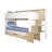 Imogen European Single Bed with Drawers and Shelves