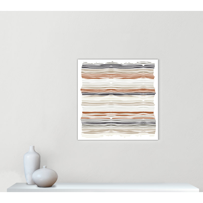 «Stripes Square Print» par Kimberly Allen, 36'' W x 36'' H, Wrapped Canvas, Sans cadre