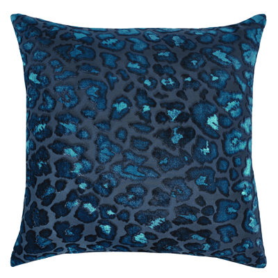Leopard Square Velvet Pillow
