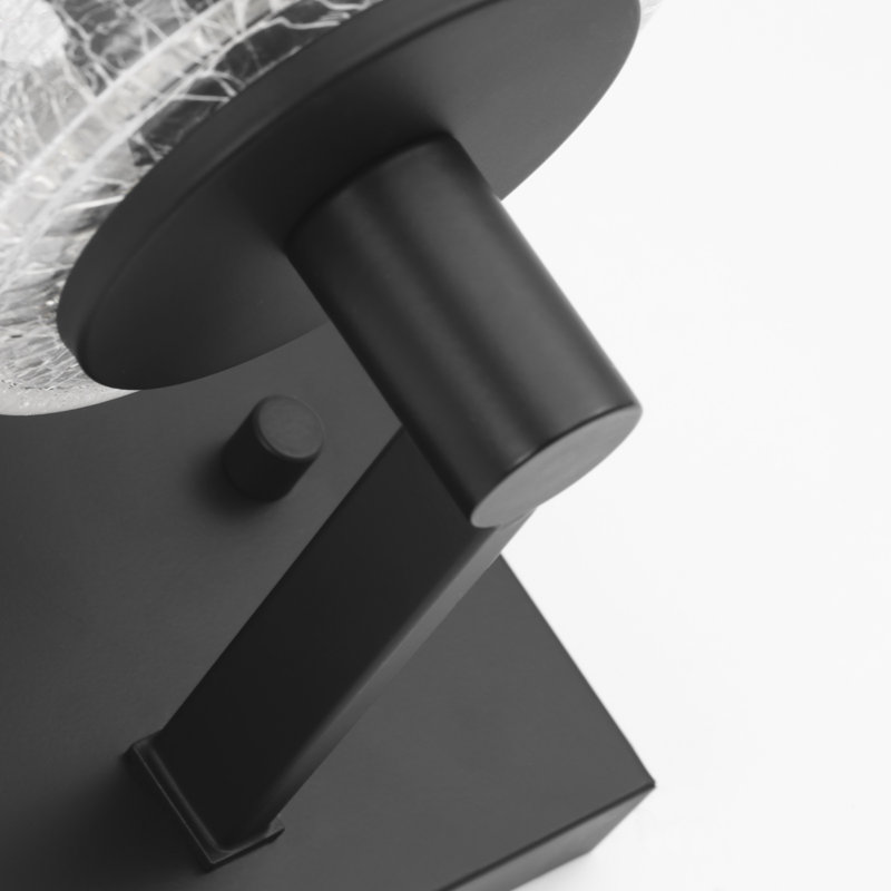 Parker One Light Wall / Bath Sconce from Generation Lighting , 1, Midnight Black