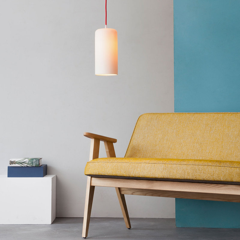 Be.pop 1 - Light Cylinder Pendant, Red, Neutral