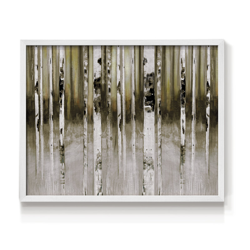 Fern Creek - reproduction encadrée - réarmable, 11" H x 14" W, Blanc