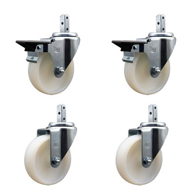 4 Piece Nylon Caster Set