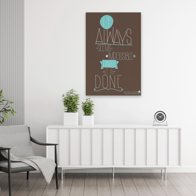 Il semble toujours - art inspirant, H 36 po x l 24 po