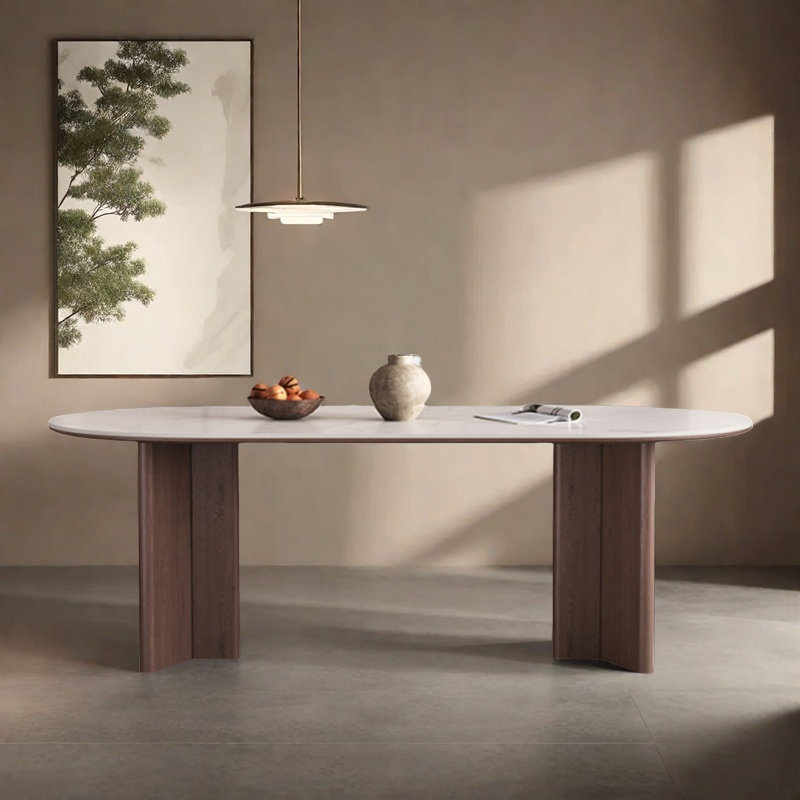 Table de salle à manger rétro, H 29,5 po x L 70,8 po x l 35,4 po