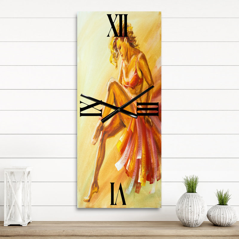 Horloge murale flamenco, Grand