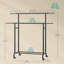 Guenevere Adjustable Rolling Clothing Rack