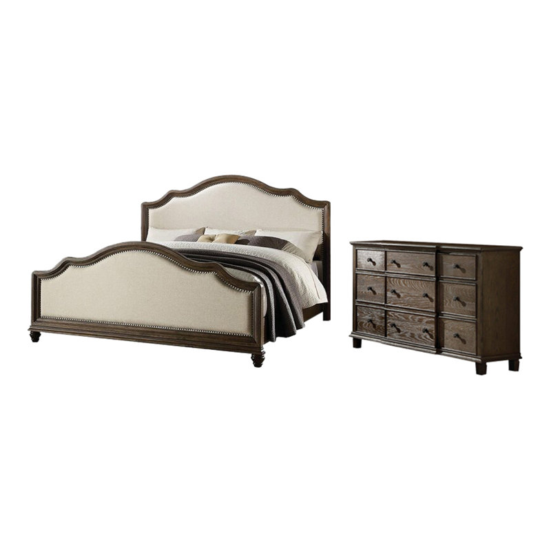 Solid Wood Piece Bedroom Set