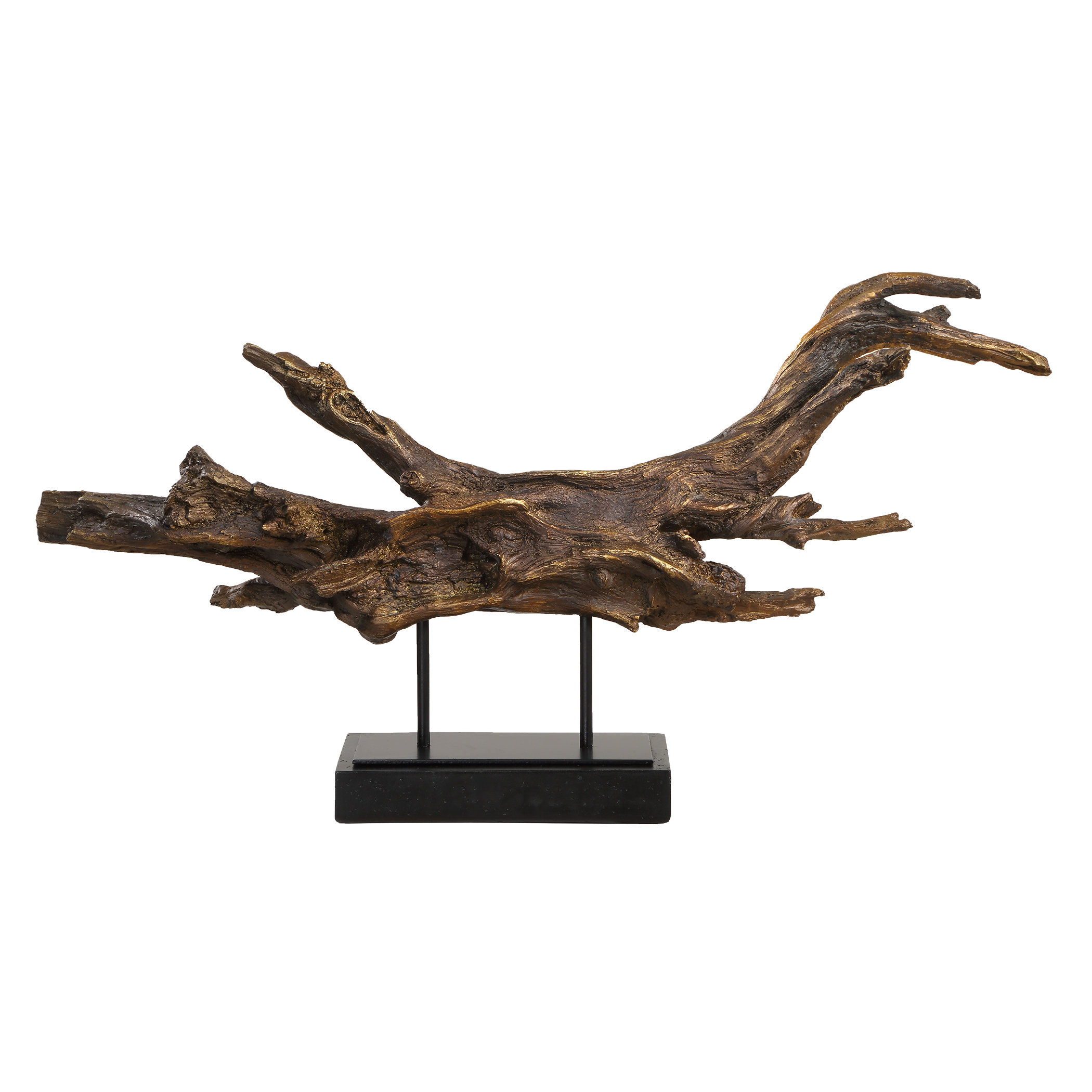 Loon Peak® Gilded Sculpture Branch & Reviews | Wayfair