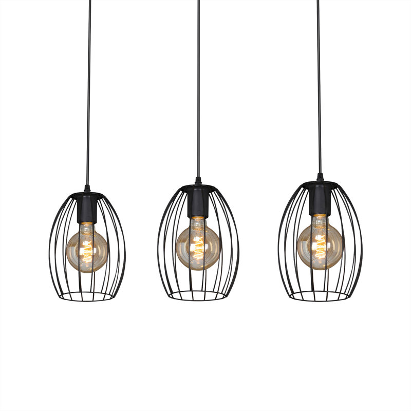 Waktu 3 - Light Black Kitchen Island Pendant