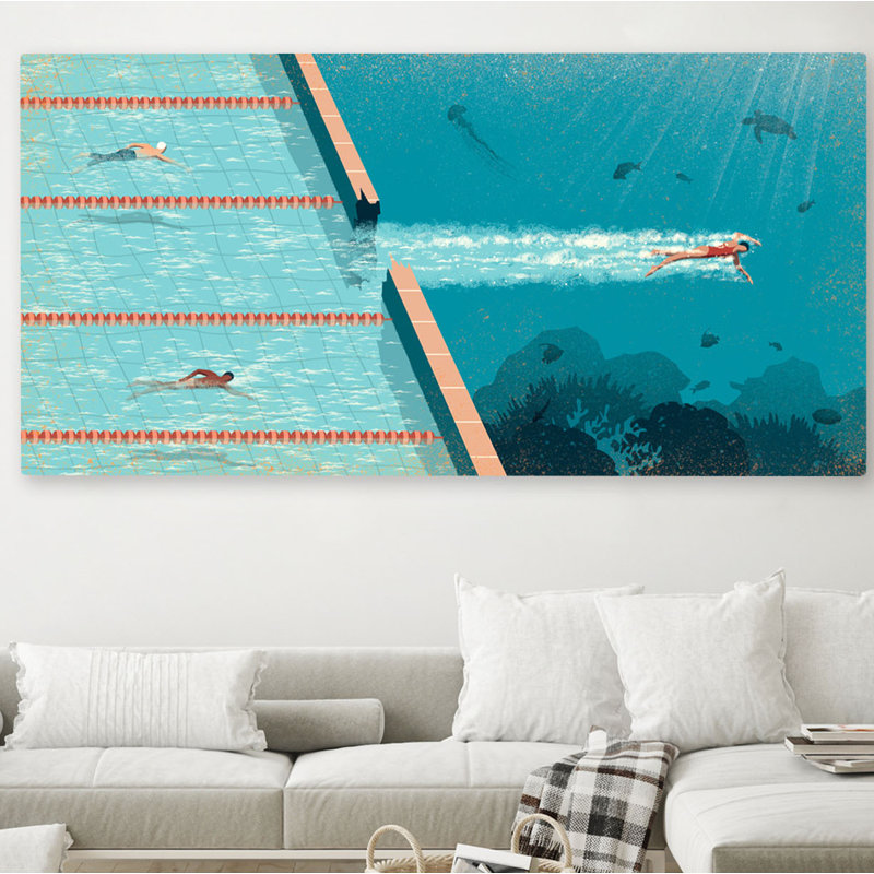 «Grow Your Comfort Zone» par Davide Bonazzi, reproduction d'art sur toile tendue
