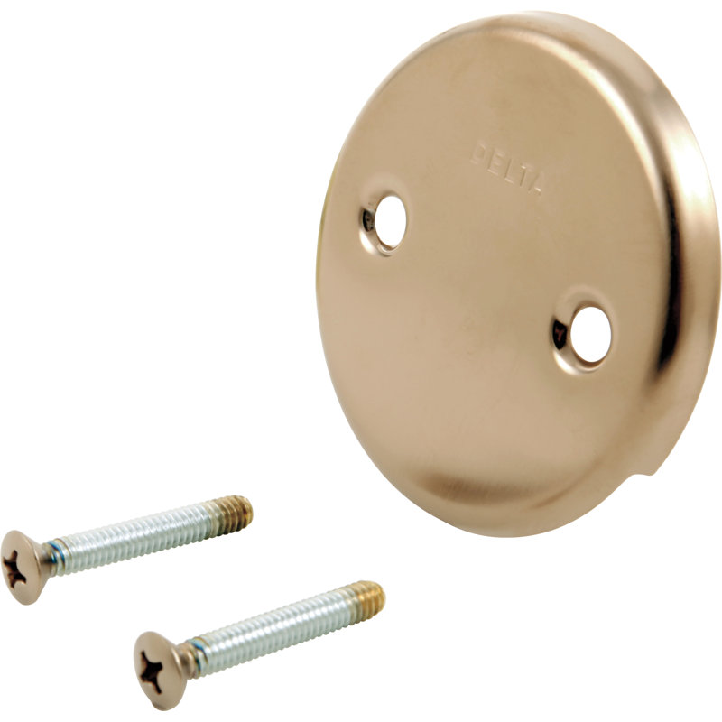 Classic Overflow Plate and Screw, Brilliance Champagne Bronze
