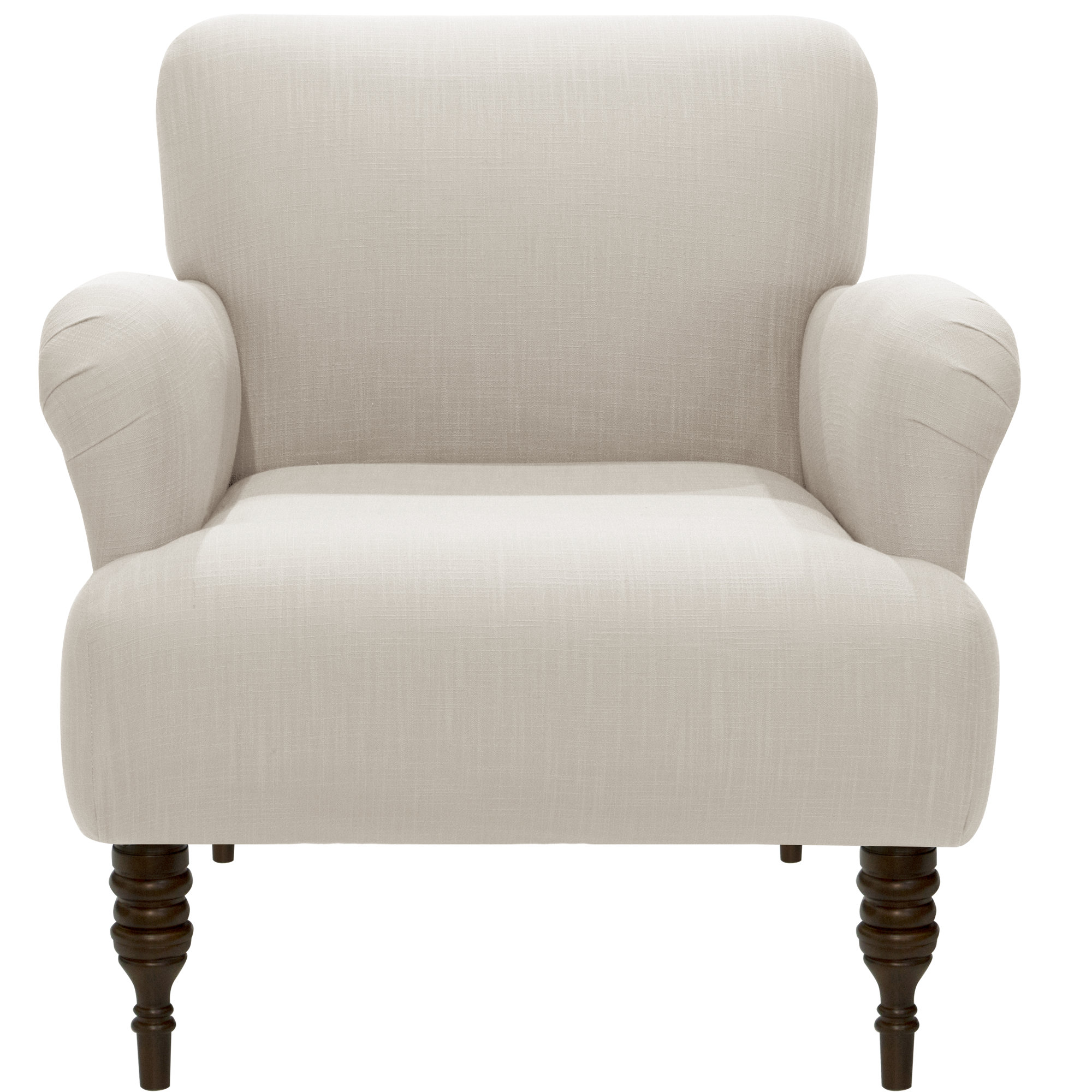 Allura Upholstered Armchair, Classic Talc Linen