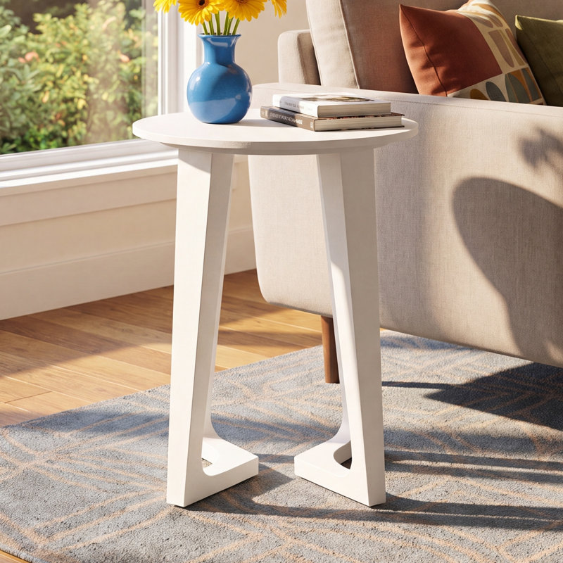 Dobbs End Table, White