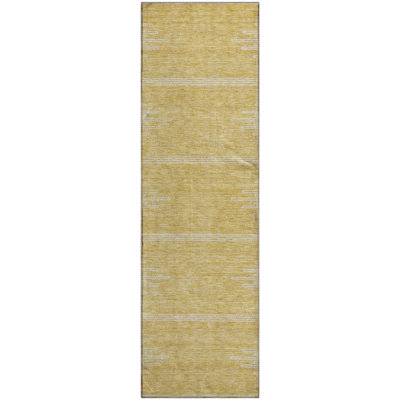 Premium Machine Washable Cerrito Gold Rug