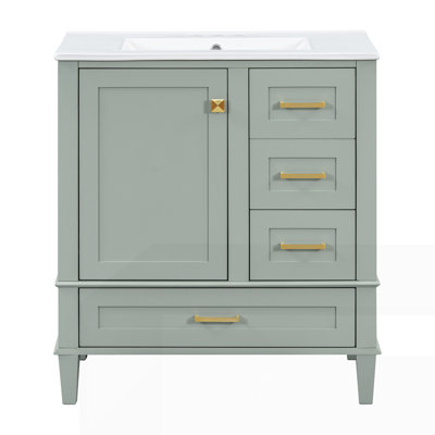 Modern Bathroom Vanity with Sink Combo Set