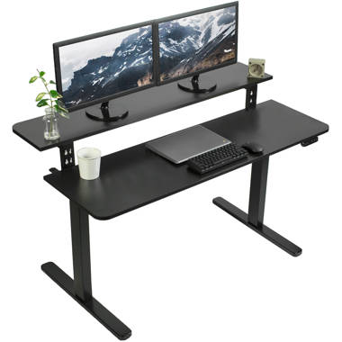 FLEXISPOT EF1 2-Tier Height Adjustable Electric Standing Desk (48 x 24)  $152.99 + Free Shipping