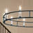 6 - Light Steel Dimmable Drum Chandelier-1440043478