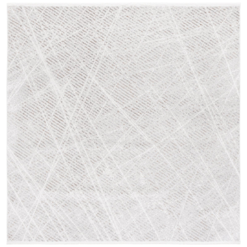 Candelario Performance Abstract Rug, Square 6'7"