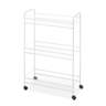 Whitmor 3-Tier Slim Wire Rolling Cart - White - On Sale - Bed Bath Whitmor 3-Tier Slim Wire Rolling Cart - White - On Sale - Bed Bath
