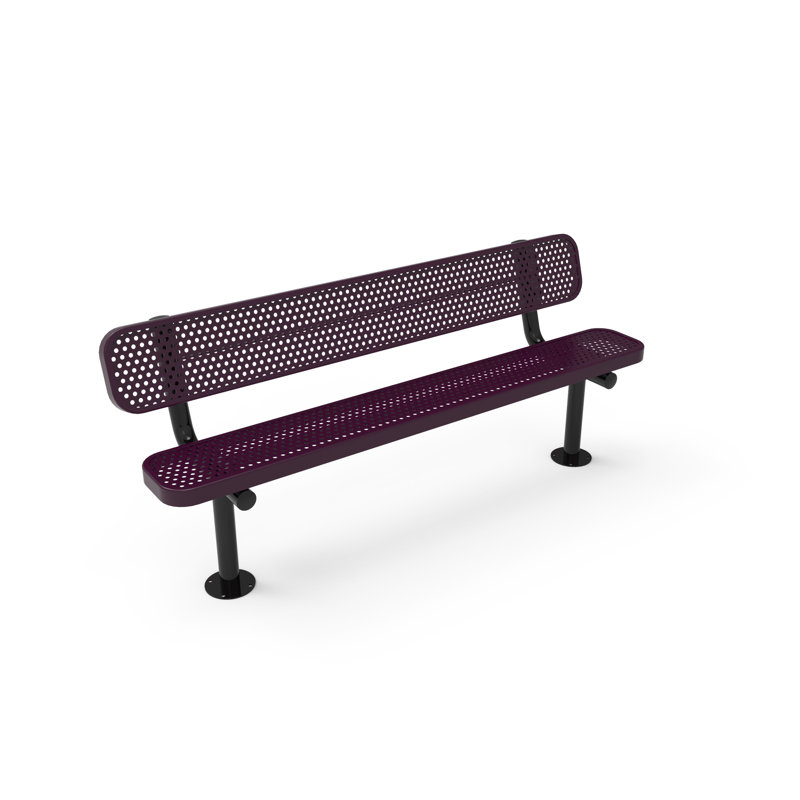 Outdoor Bench, Purple