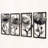 Blossom Metal Wall Art Set - 4 Piece-1379742707-1379742712
