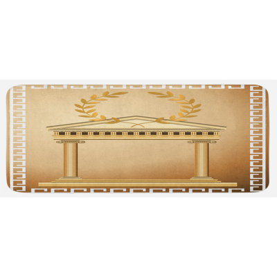 Modern & Contemporary Solid Color Polyester Kitchen Mat