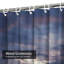 Rideau de douche avec 12 crochets Night Sky-15182493