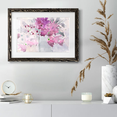 Cadre floral I, impression sur papier