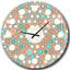 Horloge murale rétro Mid-Century-40748200
