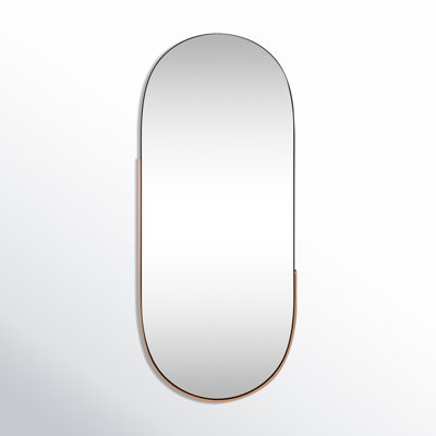 Mantra Stainless Steel Oval Mirror