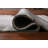 Solid Gray Gabbeh Indian Area Rug