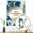 Kinly Ocean Marble Hald Circle Abstract I - Marble Mirror, Modern Unique Wall Mirror, Printed Metal Art-1384110177